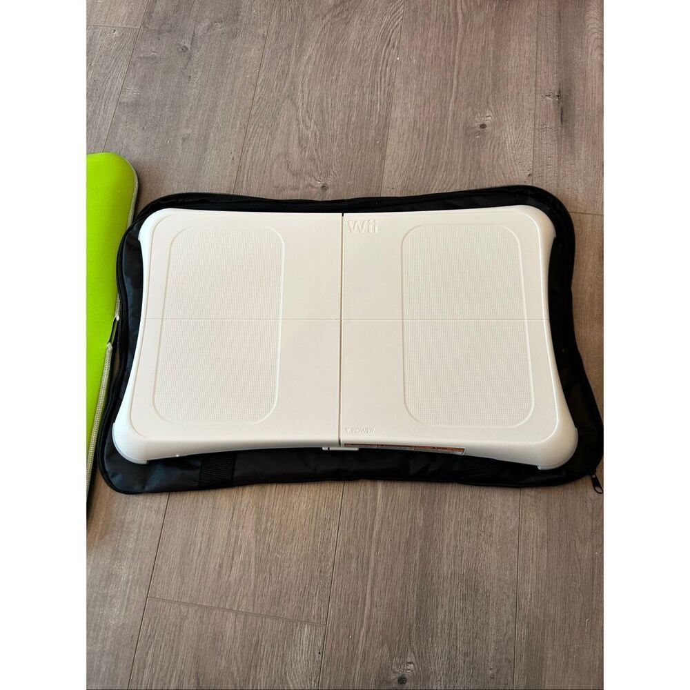 Wii balance board with cover and carrying case
